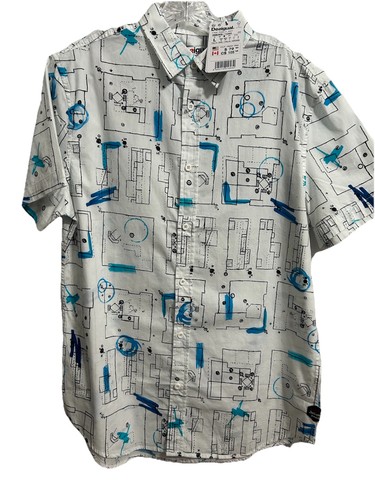 Camicia uomo desigual bianca - camicia,