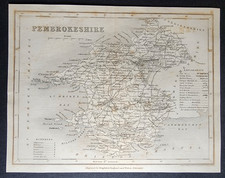 Antica mappa della contea c