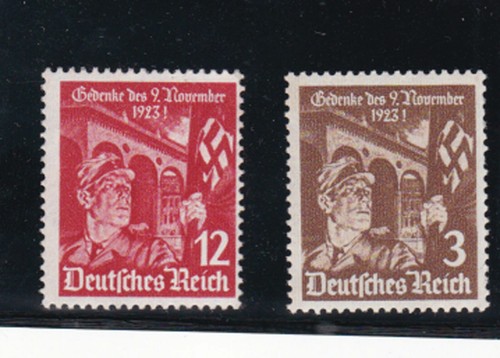 Germania 1935 michel 598 sc - germania, 598/9,sc