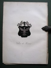 VALORI di Firenze. Dall'opera di Passerini, anno 1855