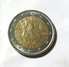 Moneta Commemorativa R.I  2€ Euro Bicentenario Carabinieri 200 anni  -1814-2014 