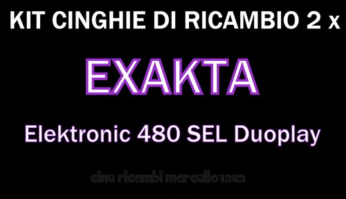Kit cinghie ricambio - di, 2