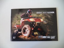 CATALOGO DEPLIANT BROCHURE - QUAD ARCTIC CAT 2007
