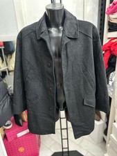 North Bay Giacca In Misto Lana Usato Uomo Man Tg56 Nero LLV1569