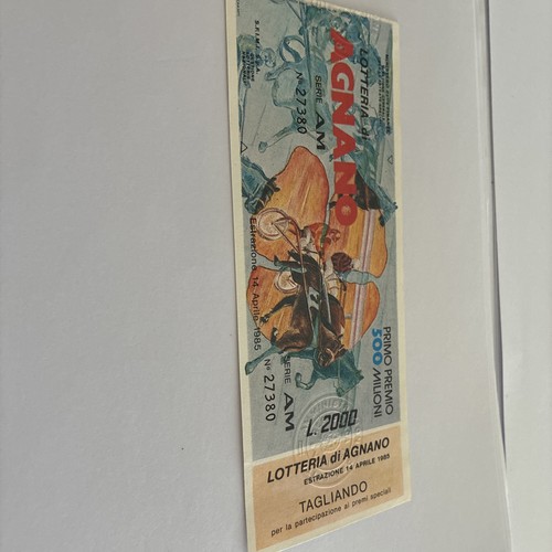 Biglietto lotteria nazionale - biglietto,