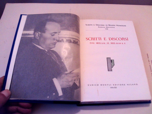 Scritti discorsi benito - discorsi, di