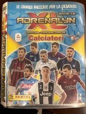 ALBUM CALCIATORI ADRENALYN  XL PANINI 2018/19 CON 204 CARTE (63 limited edition)