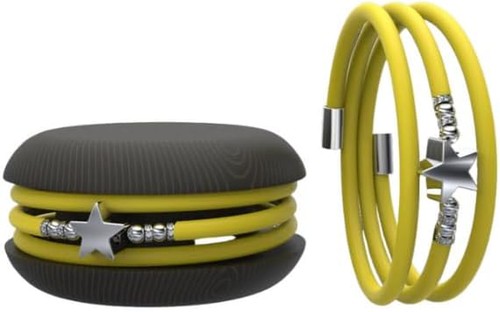 Too late bracciale giallo - too,