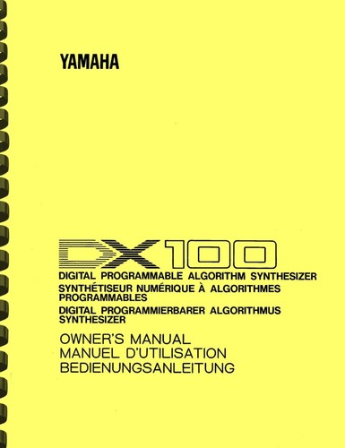 Yamaha dx100 sintetizzatore - yamaha,
