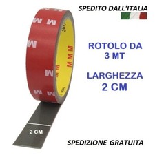 Nastro Biadesivo da 2cm Extra Forte, resistente su qualsiasi supporto