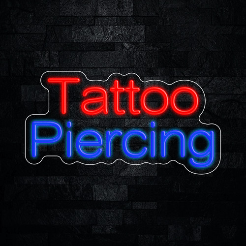 Piercing tatuaggio insegna led - insegna,