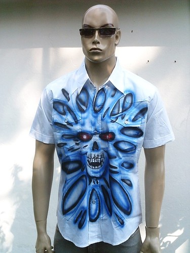 Fresco ghost teschio cowboy - ghost,