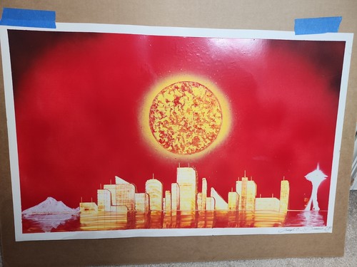 Seattle skyline spray - seattle,