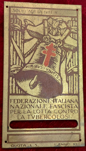 Tessera lamiera socio - lamiera,