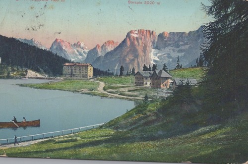 Cartolina lago misurina m - di,