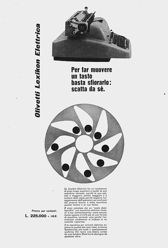 Pubblicita 1956 olivetti - pubblicita',