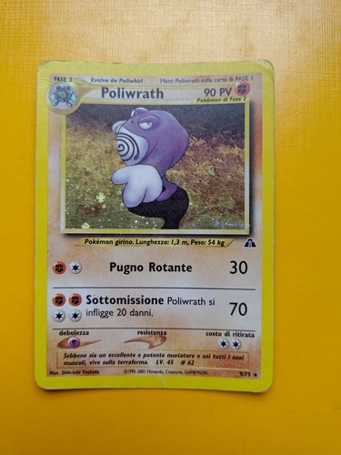 Pokémon card poliwrath - -, holo