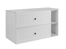 Armadio Armadietto Mobile Lavandino Appoggio Sottolavabo 80 cm GUSTO Bianco