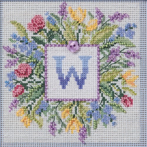 Kit punto croce monogramma
