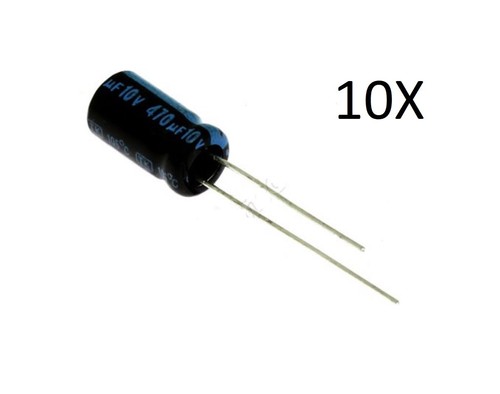 10x condensatore elettrolitico - condensatore,