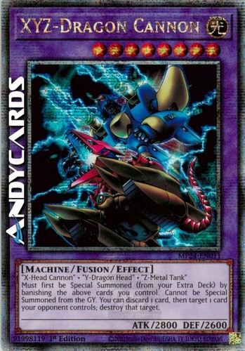 Xyz dragon cannon - cannon, •