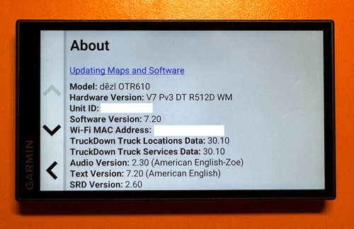 Garmin dēzl otr610 grande - garmin,