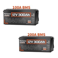 LiFePO4 300Ah Bluetooth 12V