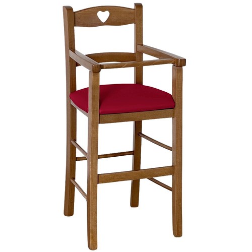Seggiolone legno color noce - color,