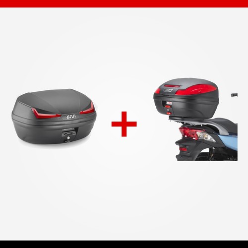 Kit givi e455n bauletto 45l - givi,