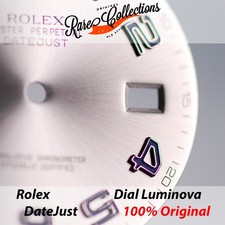 Dial Quadrante Rolex 116300 116634 Grigio Numeri Romani DateJust 0081