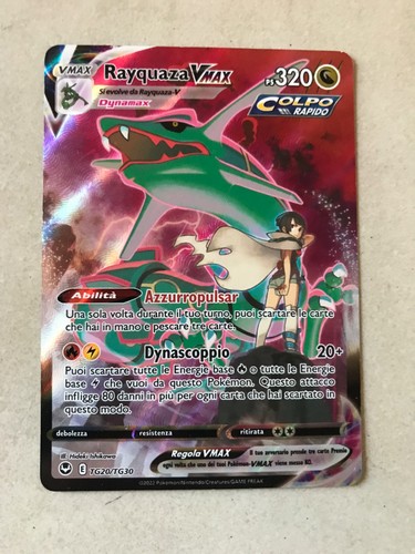 Carta pokémon rayquaza vmax - carta,