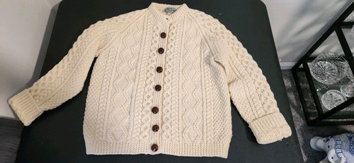 Cardigan pescatore lana