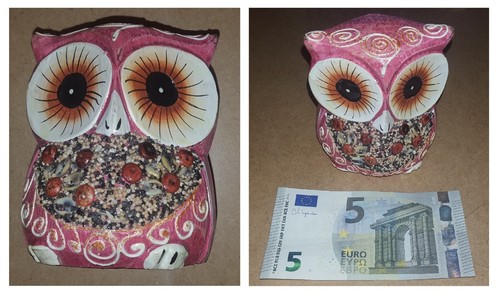 Gufo rosa grande - , in
