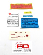 Kit adesivi motore vettura - kit,