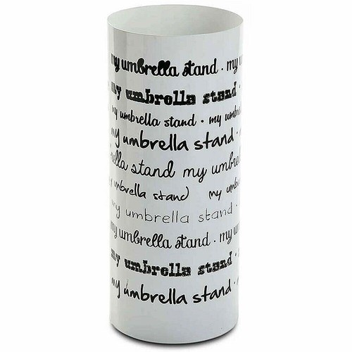 Porta ombrelli bianco nero con