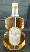 BOTTIGLIA LIQUORE VECCHIA FRANCOLI NOVARA AMARETTO  FORMA CHITARRA VIOLINO