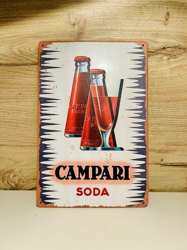 Riproduzione insegna campari - riproduzione,
