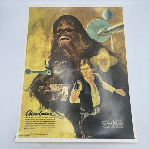 Poster originale chewbacca - originale,