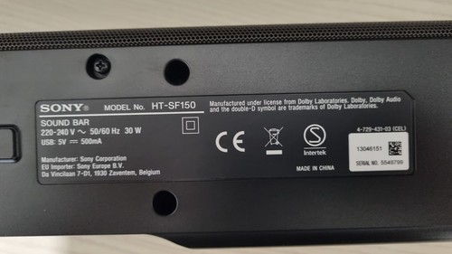 Sony sf150 soundbar - ht-sf150, soundbar/barre