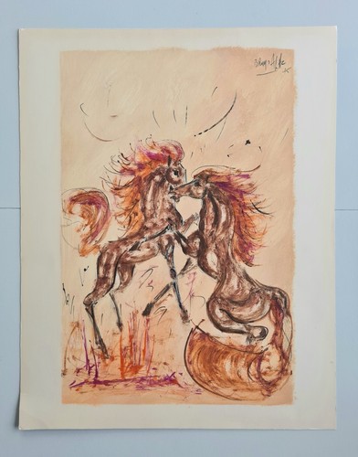Quadro cavalli fantastici - cavalli,