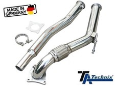 Tubo downpipe dritto - dritto, inox