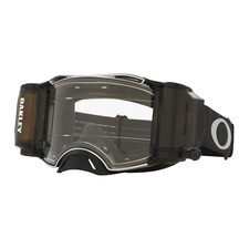 Oakley Airbrake MX Roll Off Goggle Tuff Blocks Nero/Gunmetal - Lente Trasparente