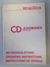 MANUALE ISTRUZIONI JUKEBOX JUKE-BOX ARCADE - WURLITZER CD JUKEBOXES OP. SERVICE
