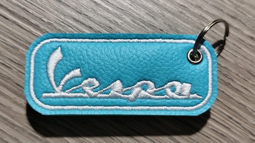 Portachiavi ricamato vespa - portachiavi,