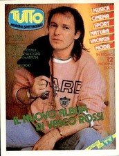 figurina Tutto musica e spettacolo 80 # 58 Vasco Rossi