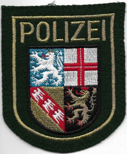 Distintivo polizia saarland - polizia,