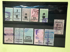 REVENUE - OCCUPAZIONE INGLESE DELL'ERITREA ITALIANA - 11 DIVERSE RARE  VEDI