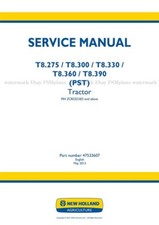 New Holland T8.275 T8.300