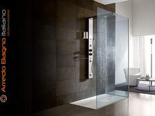  BOX DOCCIA WALK-IN MULTIFUNZIONE HAFRO BRISTOL BOX 3 CON COLONNA IDRO 80X120 