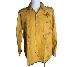 Camicia rossa scimmia ricamata